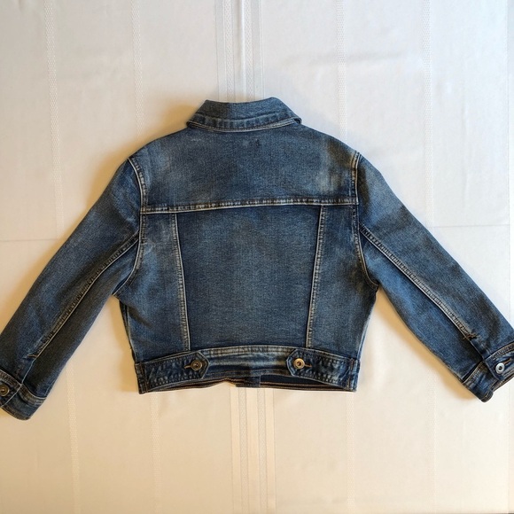 ChiQle Long Sleeve Button Front Classic Blue Jean Denim Jacket Size M - Picture 3 of 8